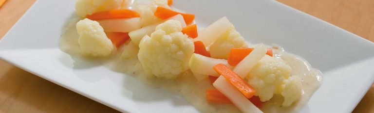 Creamed vegetables